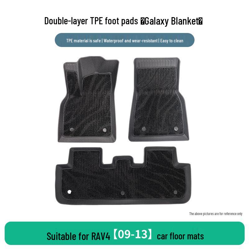 Custom Floor Mats for Toyota RAV4 (2009-2013) - TPE Original Fit