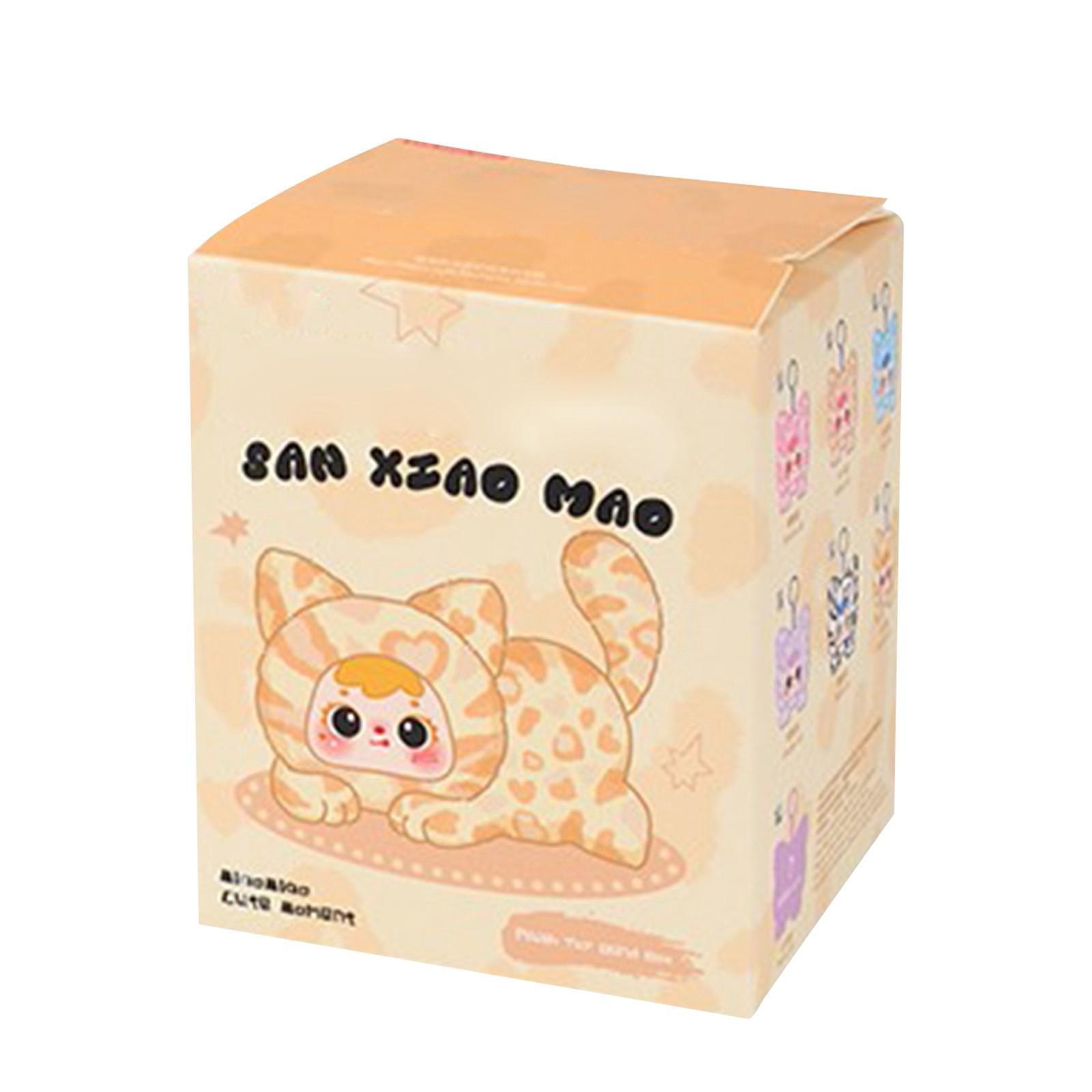 

Плюшевая игрушка Сюрприз-бокс, Случайный сюрприз для любителей плюшевых игрушек-кошек, Подарок на день рождения One Size белый