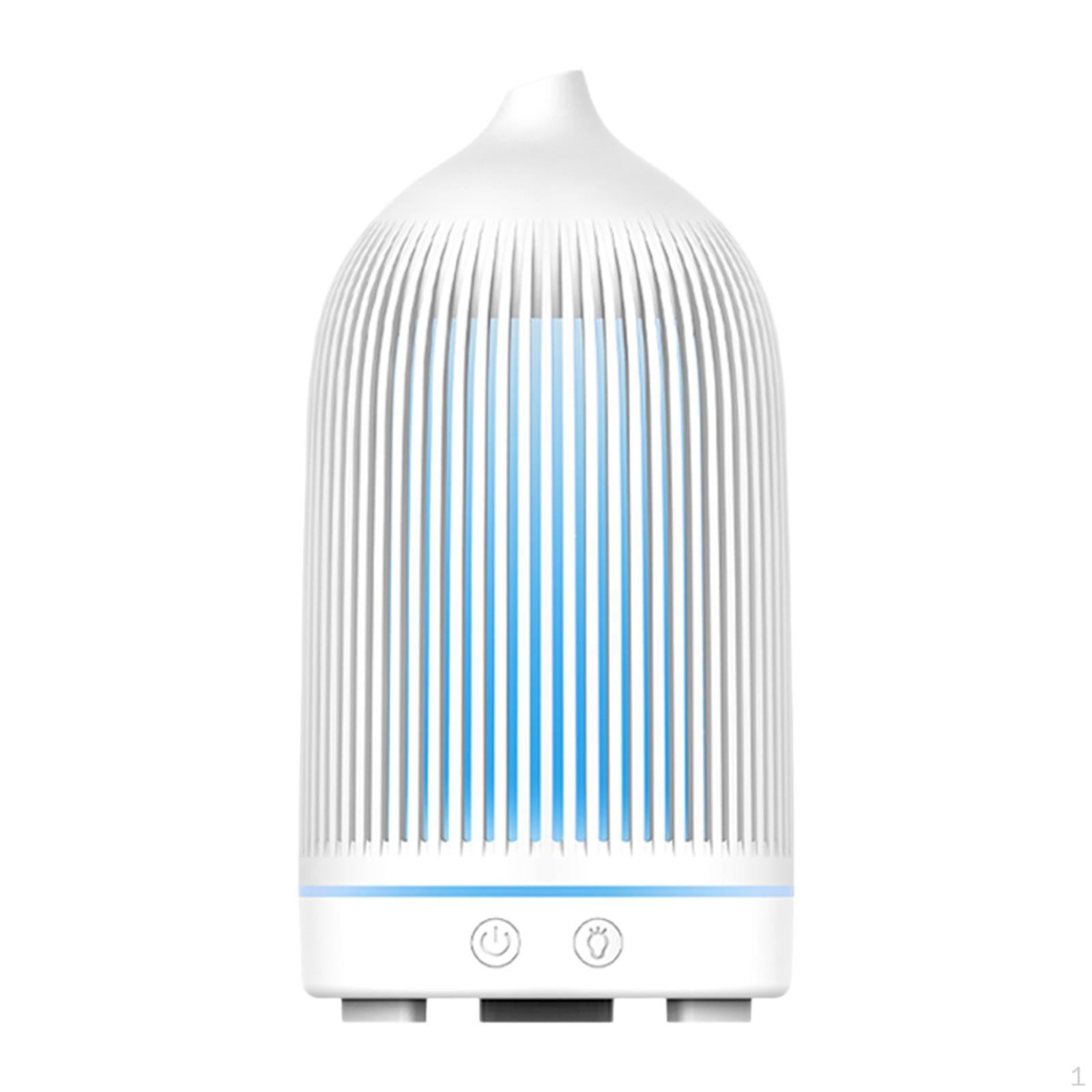 

Aromatherapy Diffuser And Humidifier Bundle with Gentle Illumination White and Wood base