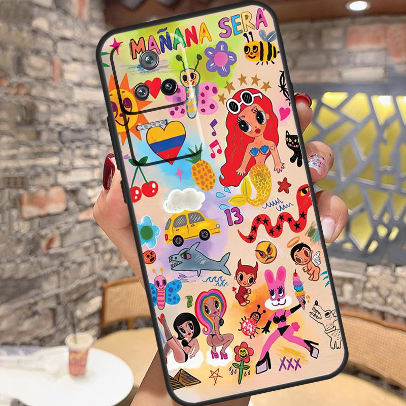 Karol G Case For Xiaomi 15 14 13 Ultra 11T 12T 13T 14T Pro POCO X7 X6 Pro X3 X5 M6 F5 F6 Pro Cover
