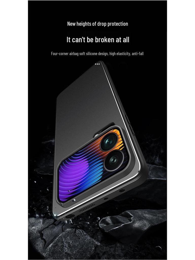 Xiaomi 17 Pro/Pro Max Frosted Stand Protective Case with Full Coverage, Anti-Fall Design for Men