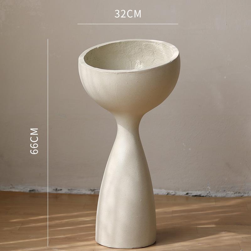Cement Flower Pot Decorative Plant Pots Indoor Elegant Flowerpots Large Modern Luxury Floor Flowerpot Gardening Accessories