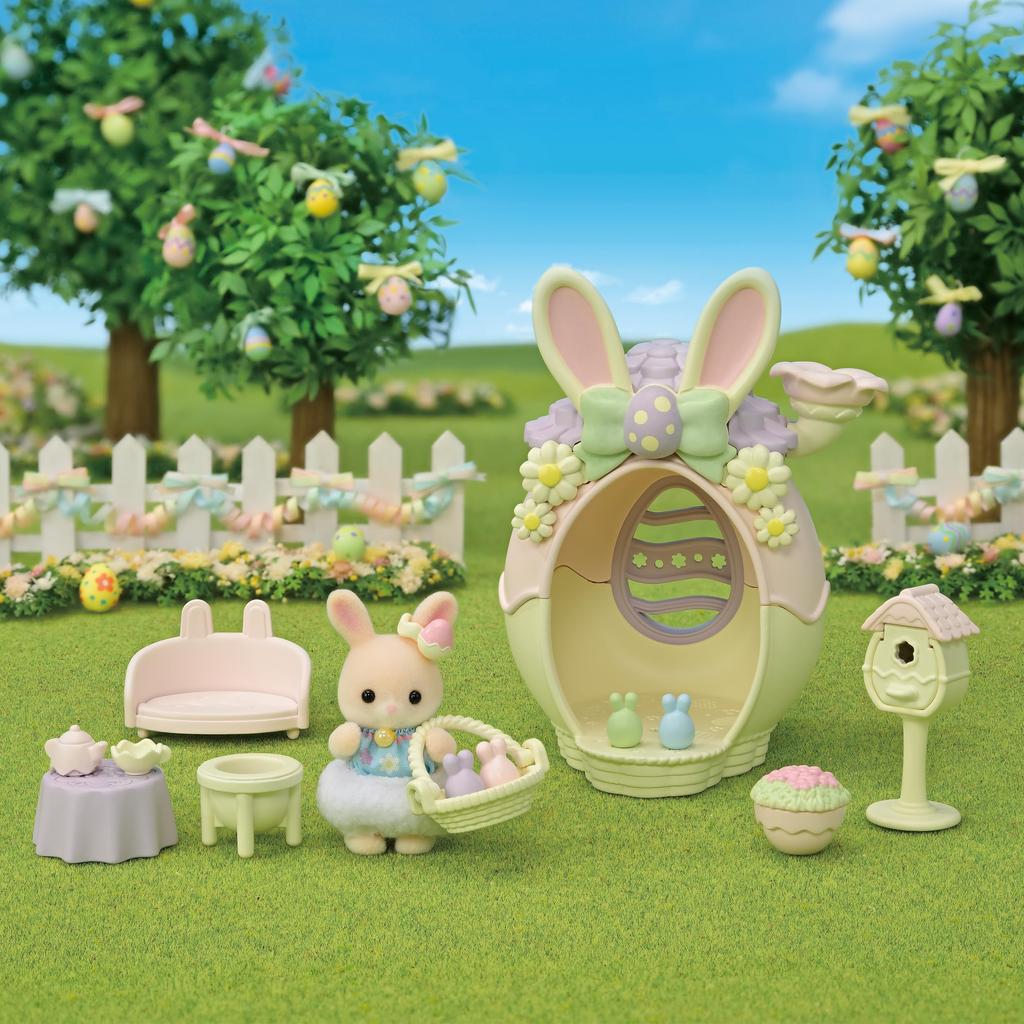 Sylvanian Families Seasonal [Margaret Rabbit's Easter Egg House] SE-212 ST Mark 3 Years Old and Up Toy Dollhouse Sylvanian Families EPOCH