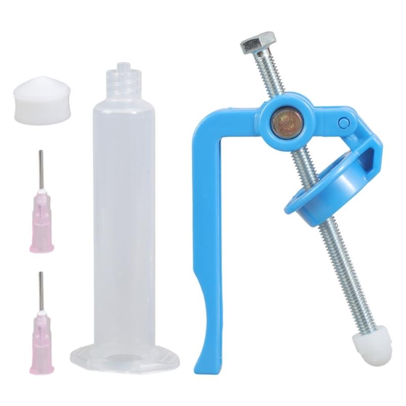 

Labor Saving Tube Piston Solder Pastes Booster Manual Syringes Propulsion Tool Handheld Syringes Propellers Simplet to Use синій