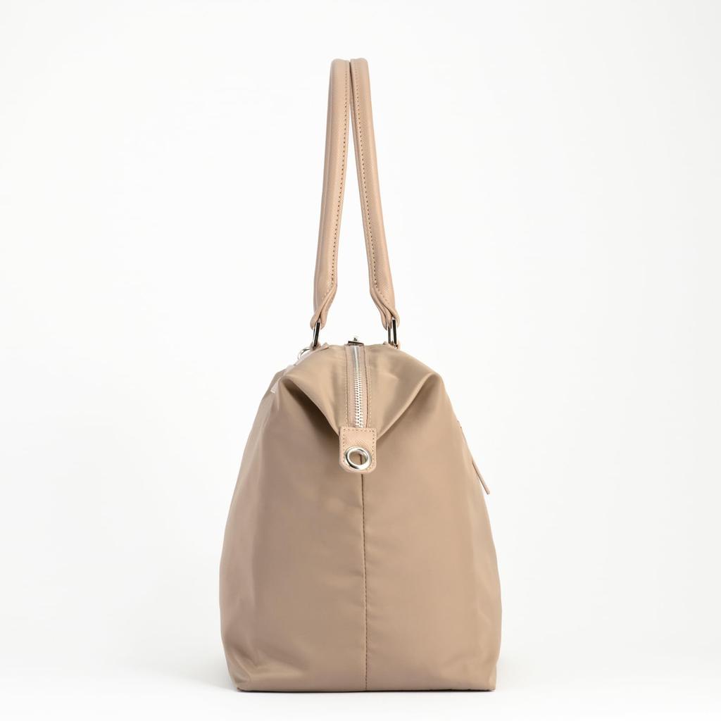 Und Luno Nylon Tragetasche A4 Aufbewahrung 2WAY Kann für den Weg zur Arbeit oder Schule verwendet werden 15582 Greige [Doppel Tag/Nacht] An/Aus Nr.15582 Damen