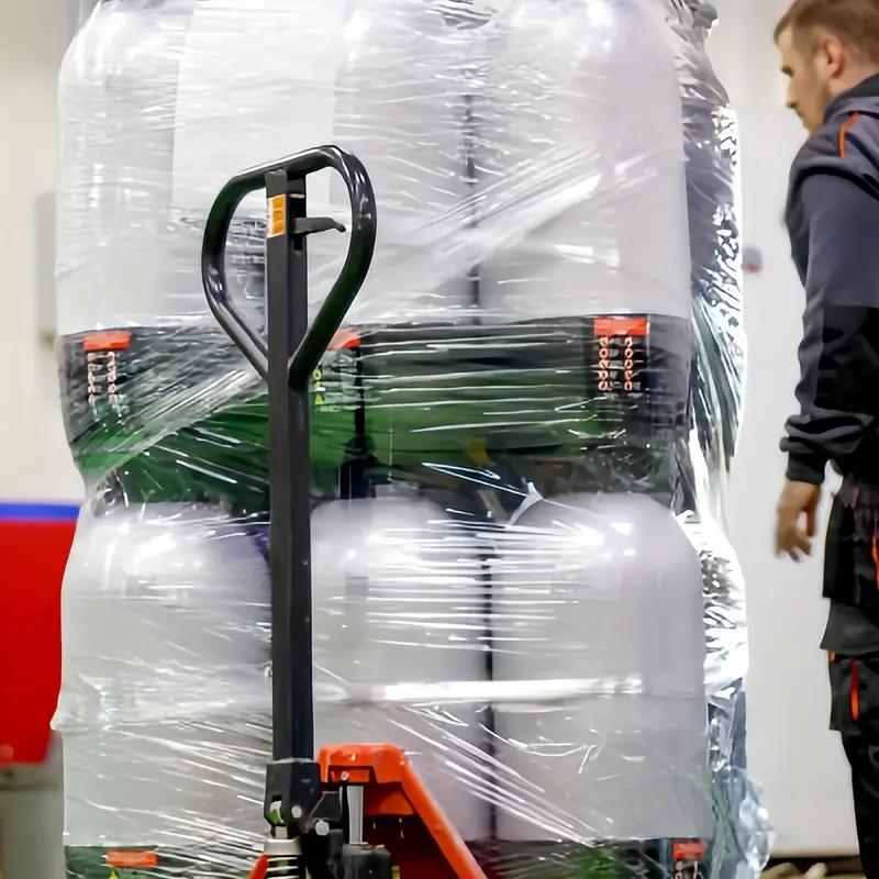 800m/2624 Feet 19.7-Inch Heavy-Duty Stretch Wrap Roll - Extra-Wide, Self-Adhering, Ultra-Thick Clear Plastic Film For Pallet