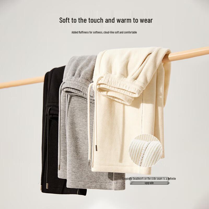 Xiangying Women's High-Waist Straight-Leg Casual Pants