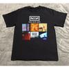 T-shirt z albumami zespołu Nine Inch Nails dla mężczyzn i kobiet, z krótkim rękawem, markowe, letnie topy, odzież w stylu vintage, street, Y2k