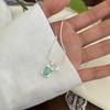 New Trendy Fashion 925 Silver Pearl Simple Elegant Thin Chain Pendant Necklace for Women Girl Jewelry Dropship Wholesale
