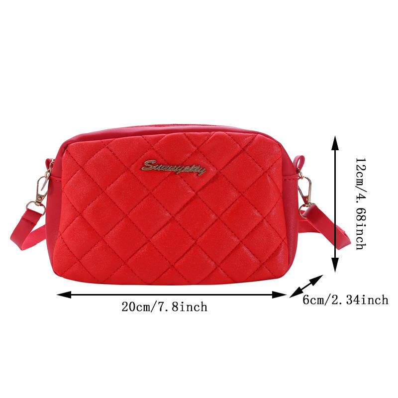 Vintage Embroidered Crossbody Shoulder Bag Women Fashion Small Square Bag Casual Mobile Phone Wallet