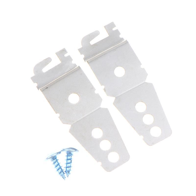 2 Pezzi Staffa di Fissaggio per Lavastoviglie da Incasso 8269145 Kit di Montaggio per Lavastoviglie da Incasso Con 2 Viti di Installazione