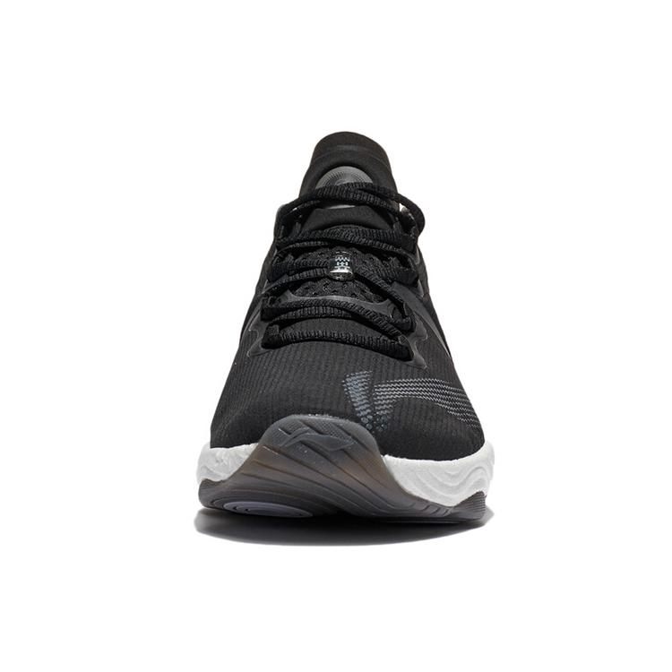 Li Ning Wujie 3 Cushioning Slip Resistant Abrasion Resistant Low top Casual Shoes Men's Black Gray AFVS003-3