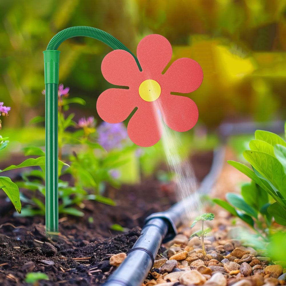 Crazy Daisy Sprinkler 360 Rotating Dancing Flower Water Sprinkler Adjustable Lawn Sprinkler for Yard Watering