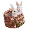 Lovely Animal Resins Planter Animal Decorative Flower Pot for Outdoor Garden And Indoor Decoration Y5GB