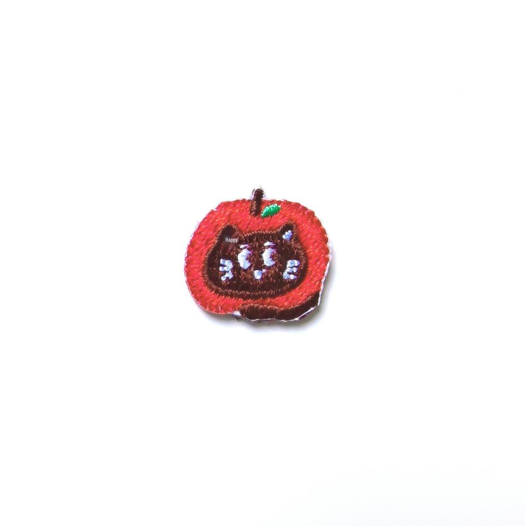 Korean Cute Apple & Veggie Smiley Face Iron-on Embroidery Patches