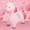 Springkussen voor Kinderen met Pomp Alpaca Roze