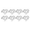 8pcs Candle Snuffer Automatic Candle Decoration Metal Clip Wick Flame Candle Snuffer Silver