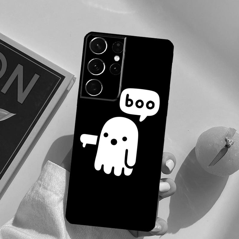 Halloween Spooky Ghost Phone Case For Samsung Galaxy S23 S26 Ultra S20 S21 S22 S24 S25 S10 Plus S25 FE Back Cover