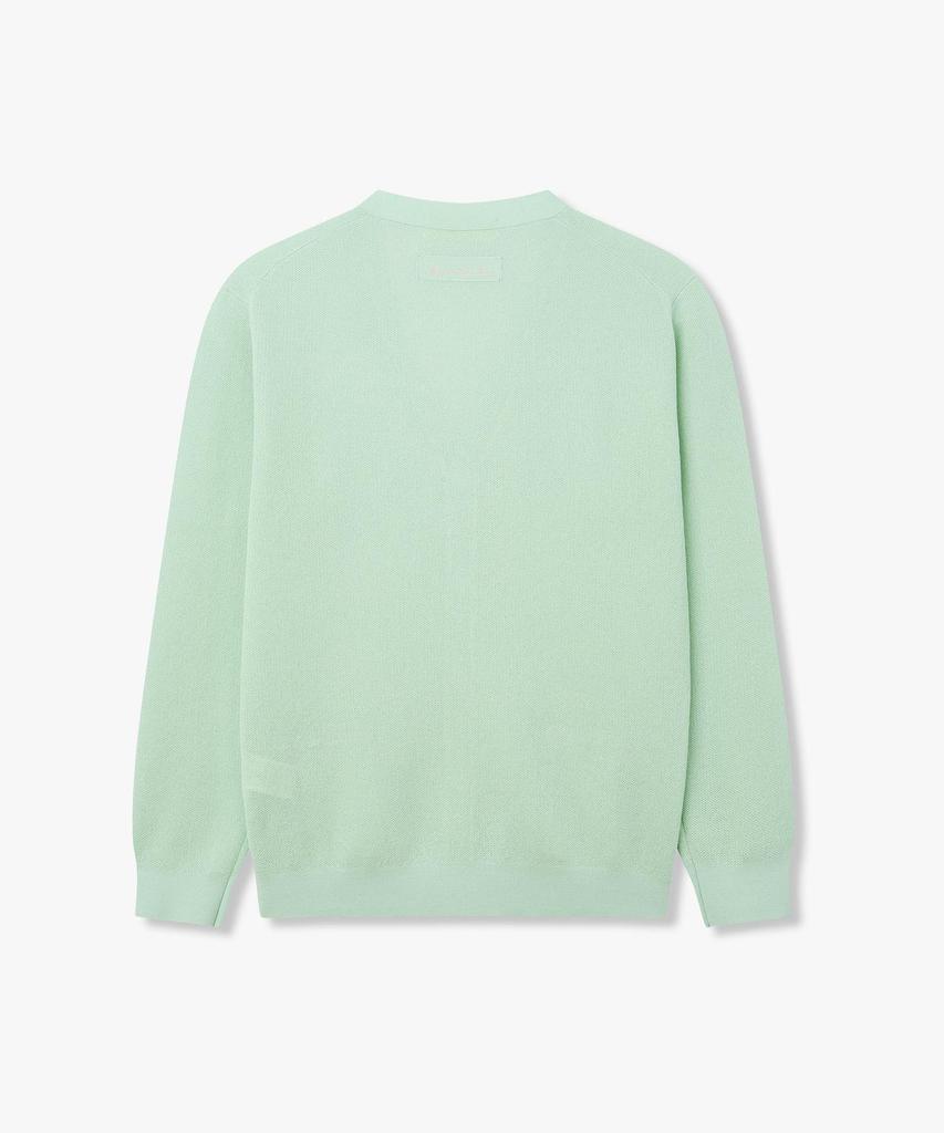 Man On The Boon Summer V-Neck Knit Cardigan_Mint 4716113021