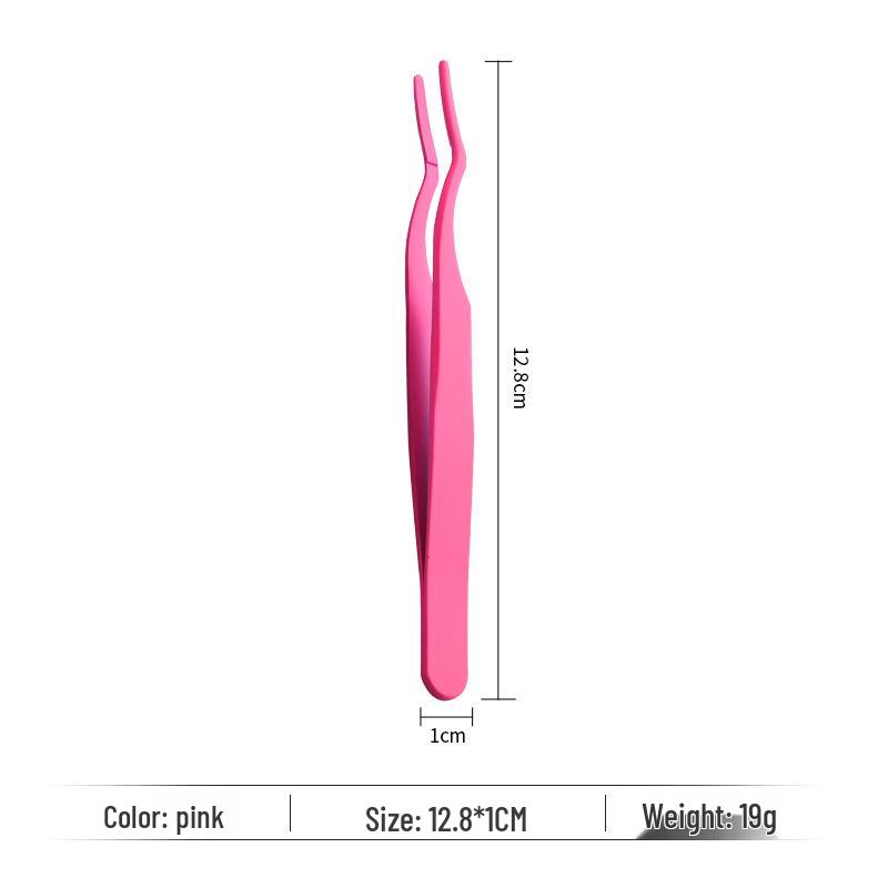 

Sunflower Magnetic Stainless Steel Eyelash Curler & Tweezers Set for False Lashes Satin Finish