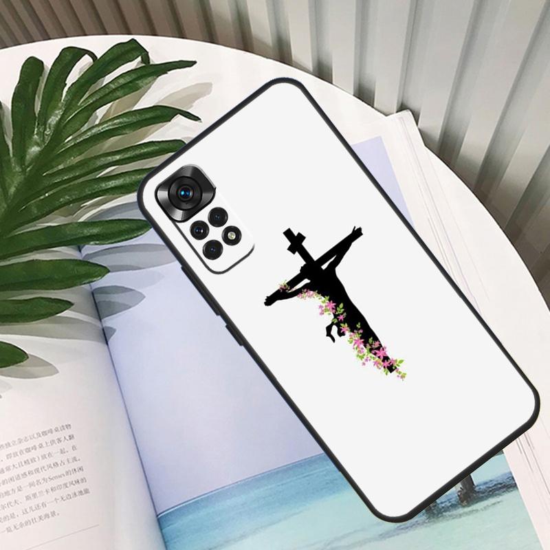 Jesus Christ Cross Funda For Xiaomi Redmi Note 14 13 10 11 12 Pro 11S 12S Case For Redmi 15 13C 12C 10C 14C 15C