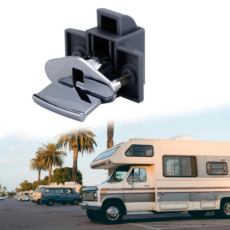 Keyless Push Button Locks Metal Lock Push Cabinet Lock Secure Cabinet Door Catches for Campers & Motorhome Drawers