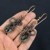 Aqua Apatite Earrings, 999 Copper Wire Wrapped Earrings Handmade Gemstone Jewelry, Gifts For Wife Brand New Earrings