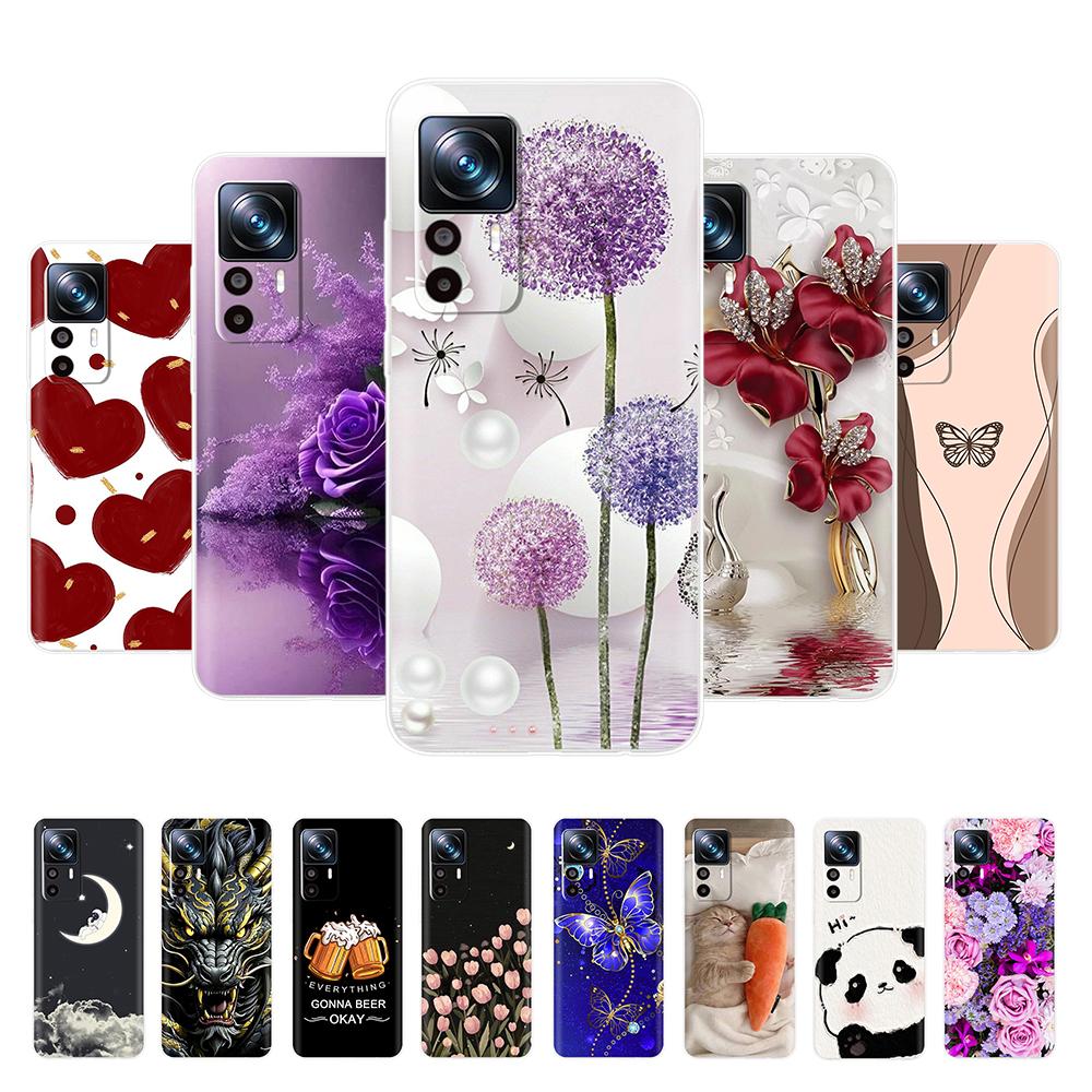 Pro Xiaomi Mi 12T 12 T Pro Pouzdro Průhledné Měkký Silikon Ochrana Čočky Zadní Kryt Pro Xiaomi Mi 12T 12 Mi12 12X Lite Pro Kryt Telefonu