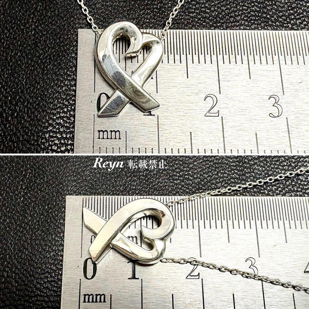 Used [New Polished] Tiffany & Co. Tiffany Silver 925 Paloma Picasso Loving Heart Necklace
