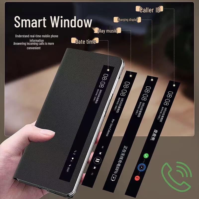 Vivo X Fold5 Flip-Hülle aus echtem Leder