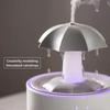 Cloud Rain Humidifier Raindrop Aroma Essential Oil Diffuser Remote Control Night Light Desktop Fountain Water Drop Sound for Home