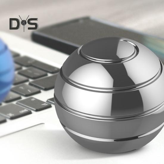 Jucărie Cinetică de Birou Metalică pentru Copii Adulți Iluzie Optică Corp Întreg Jucărie Fidget Spinner Minge Giroscopică de Birou pentru Reducerea Stresului