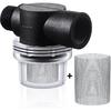 2 Pcs Water Pump Strainer Filter Set Include Twist On Pipe Filter and Extra 50 Mesh Stainless Steel Screen, Rv Replacement 1/2 Inch Twist-on Pipe