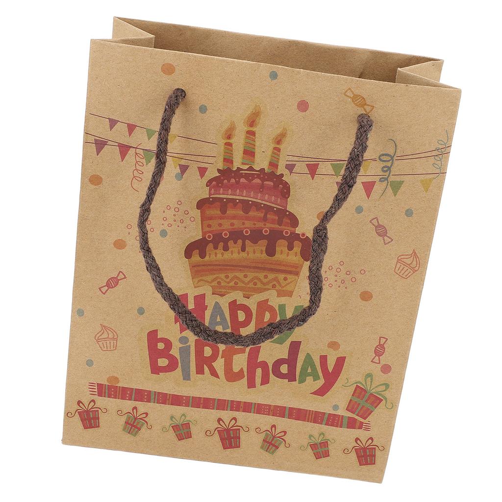 12pcs Birthday Gift Bags Cute Large Capacity Party Favor Bags Gift Favor Bags with Handle for Kids Girls