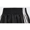 Adidas Originals Trefoil Logo Print Three Stripes Elastic Waist Breathable Sports Shorts Women Shorts Black H59028