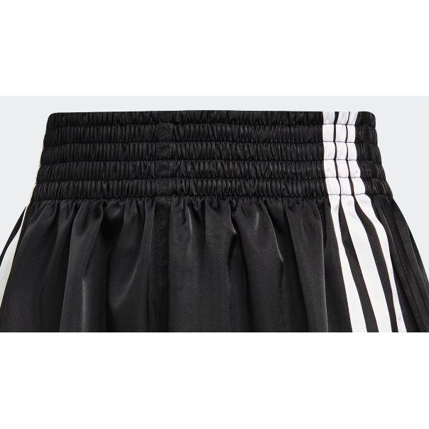 Adidas Originals Trefoil Logo Print Three Stripes Elastic Waist Breathable Sports Shorts Women Shorts Black H59028