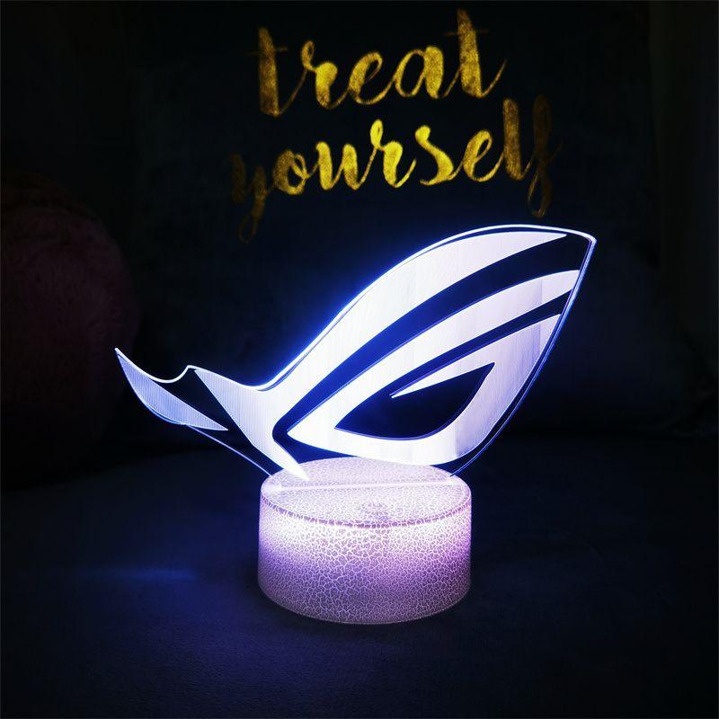 3D Visuelles Spielornament Licht E-Sport Atmosphäre Licht 3D Nachtlicht Gamepad Dekorative Leuchte