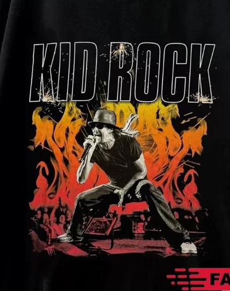 Men s and Women s T-shirts New Rare Kid Rock shirt Gift For Fans Men Tee XS