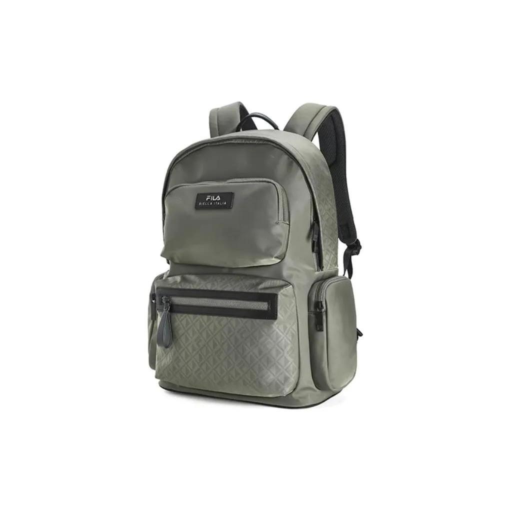 FILA Fabric Backpack Extra Small Men's Green Khaki (Unisex) Backpacks F13M428103FLK