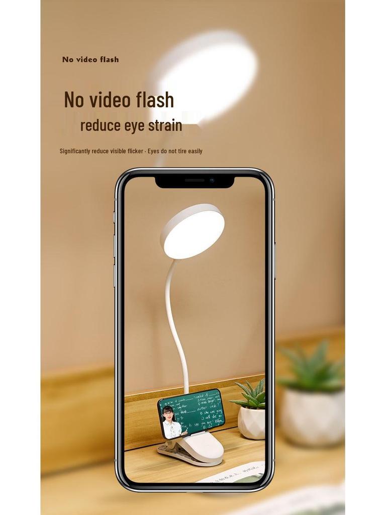 LED Schreibtischlampe mit Augenschutz für Schlafzimmer und Arbeitszimmer – Wiederaufladbare und Stecker-Optionen, Ideal für Studenten und Nachtgebrauch