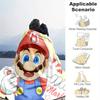 1pcSuper Mario Plush Blanket - Soft and Comfortable, Suitable for All Seasons, Perfect Gift IdeaB0608m