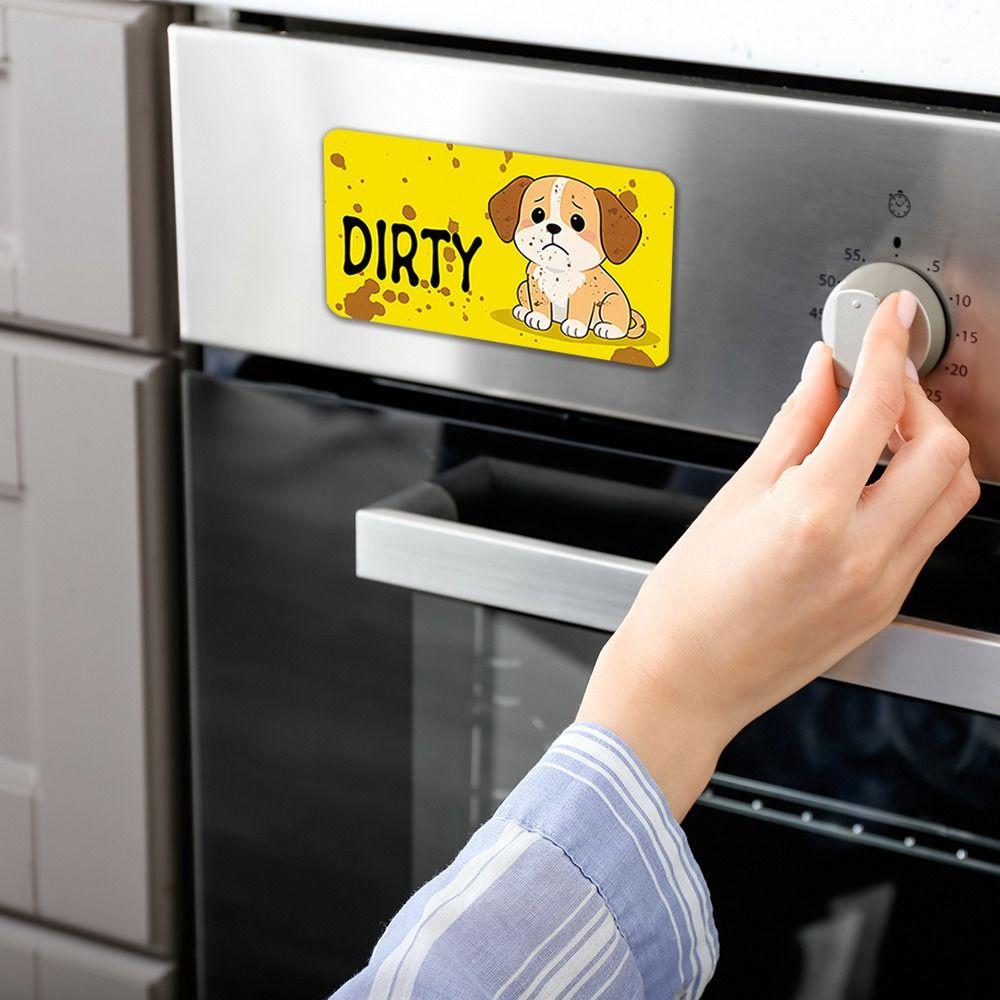 Cartoon Animal Dishwasher Stickers Non-Scratch Dishwasher Sticker Household Use