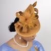 Exquisite Feather Fascinator Hat Elegant Bridal Headband Retro Bride Headdress  Wedding