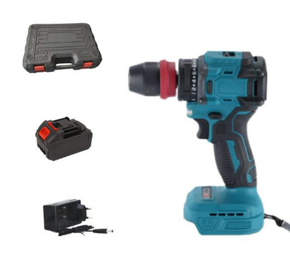 High-Power Handheld Brushless Electric Drill with Detachable Design and Wireless Lithium Battery
