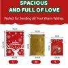 24pcs Drawstring Christmas Gift Bags Foil Gift Bags Durable Decorative Gift for Kids Holiday Celebrations