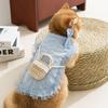 Comfortable Dog Two Leg Clothes Breathable Dog Cooling Vest Cat Princess Skirt  for Dogs Cats