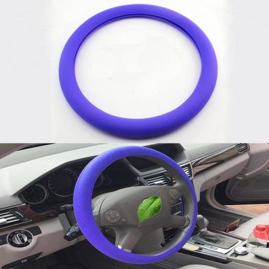 

Purple Car Auto Silicone Steering Wheel Cover Protector Shell Leather Texture