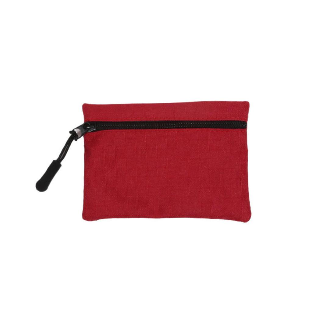 Credit Card Holder Kids Mini Cute Purse Oxford Cloth Coin Purse Women Zipper Coin Pouch Key Earphone Data Cable Card Bag