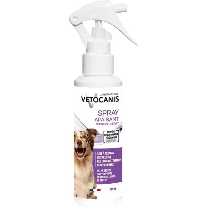Spray apaisant - VETOCANIS - Chien - 100 ml - Anti-stress - Usage quotidien