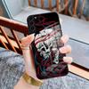 Funda de Teléfono con Patrones de Terror de Calavera Para Samsung S26 S25 Plus S20 S20 Plus S22 Ultra S23 FE S21 Plus S21 Ultra Cubierta de Cristal